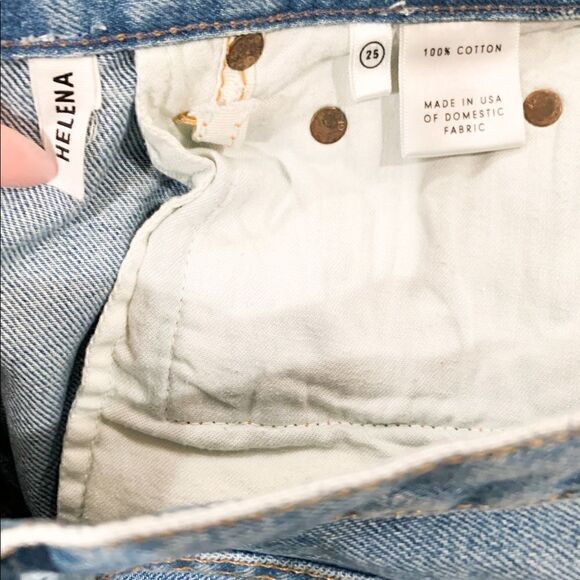 GRLFRND Helena High-Rise Embroidered Crop Jean - Picture 5 of 5